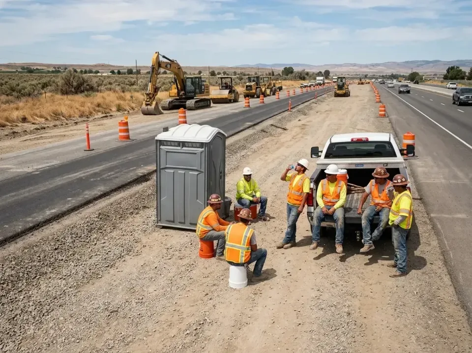 highway-road-construction-crew-007 — frequently asked questions, Porta Potty and Restroom Rentals in Polk City, IA